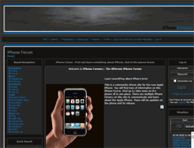 Tablet Screenshot of iphoneforumz.com